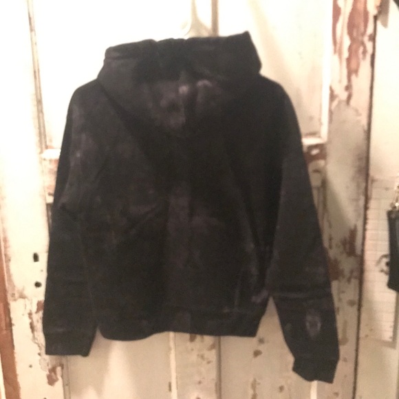 NWOT Champion Tie Dyed Crop Hoodie - Picture 3 of 6